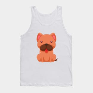 Cute Cartoon Dog Art Prints Tank Top